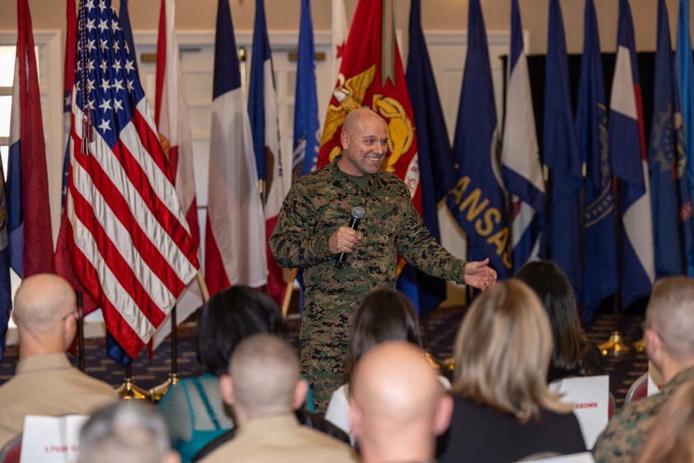 Quantico bids farewell to Sgt. Maj. Barry as Sgt. Maj. Brown assumes post