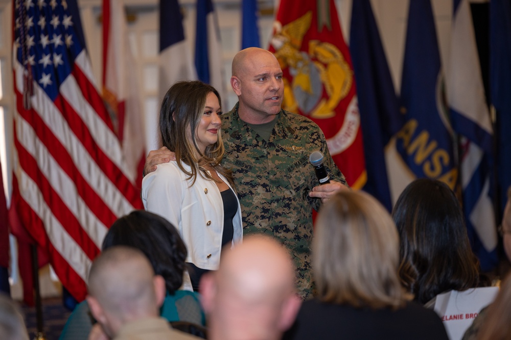 Quantico bids farewell to Sgt. Maj. Barry as Sgt. Maj. Brown assumes post