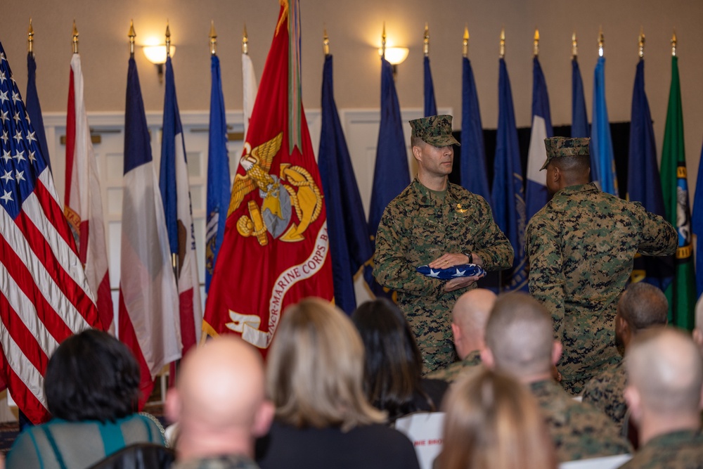 Quantico bids farewell to Sgt. Maj. Barry as Sgt. Maj. Brown assumes post