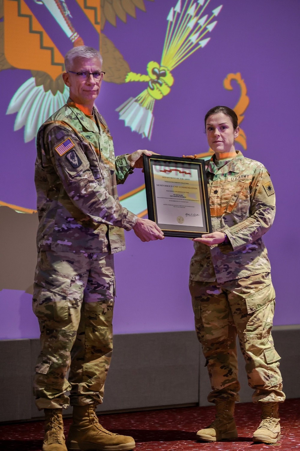 Washington Aviation unit receives Meritorious Unit Commendation