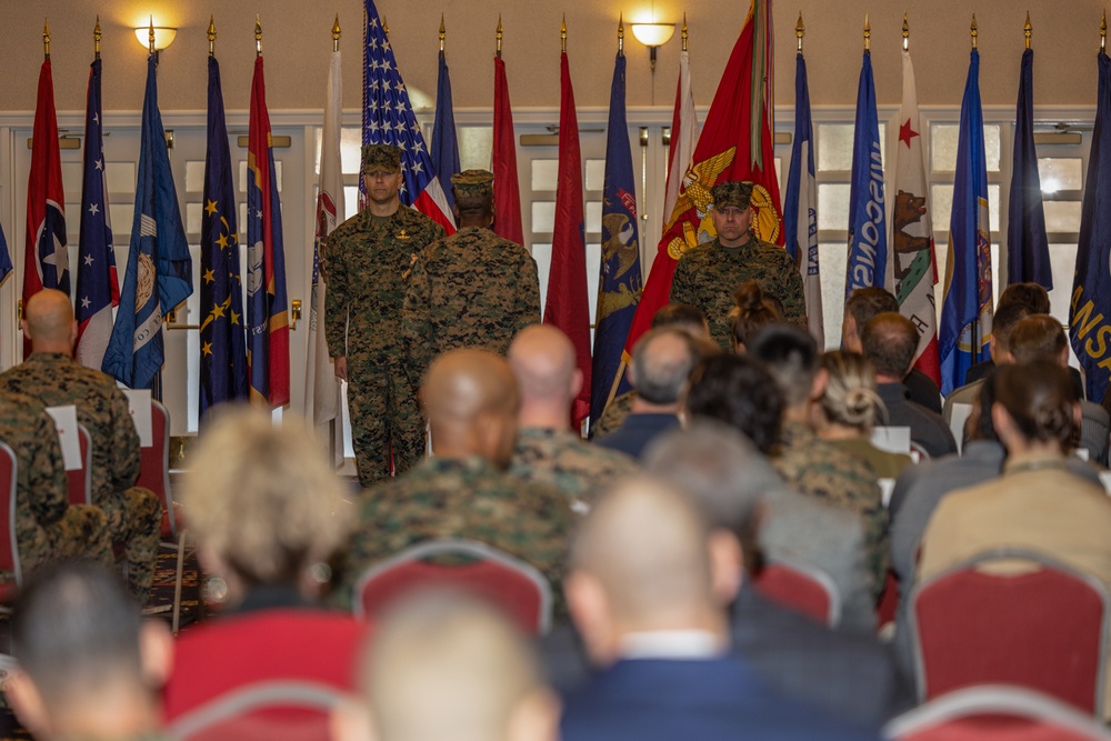 Quantico bids farewell to Sgt. Maj. Barry as Sgt. Maj. Brown assumes post