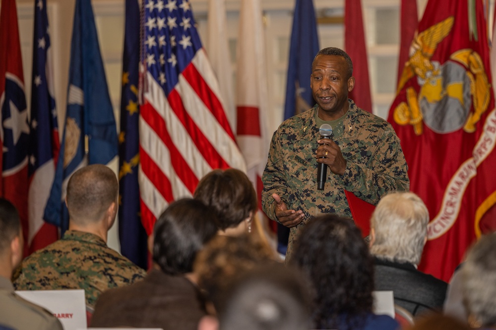 Quantico bids farewell to Sgt. Maj. Barry as Sgt. Maj. Brown assumes post