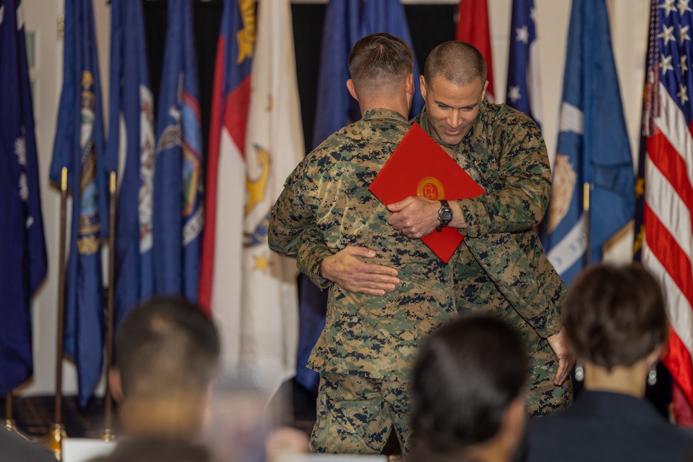 Quantico bids farewell to Sgt. Maj. Barry as Sgt. Maj. Brown assumes post