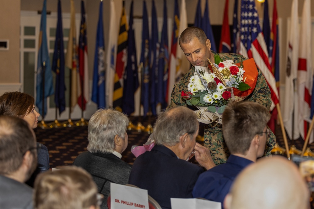 Quantico bids farewell to Sgt. Maj. Barry as Sgt. Maj. Brown assumes post