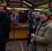 Band Member Joins the Crowd at Christmas Market at Wrigleyville