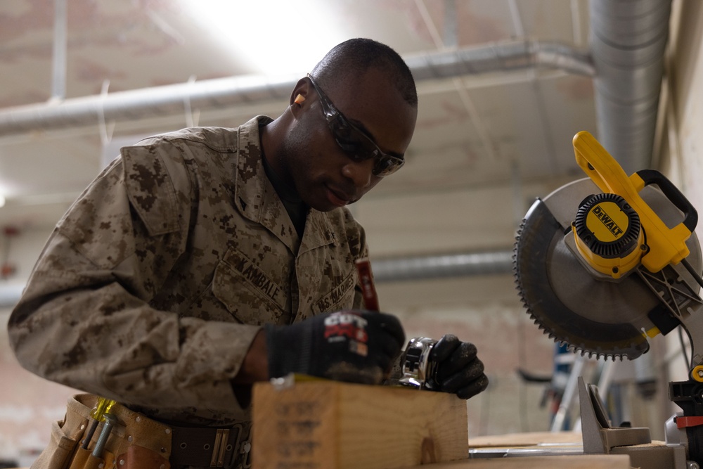 DMO Marines assist permanent personal with packaging and moving