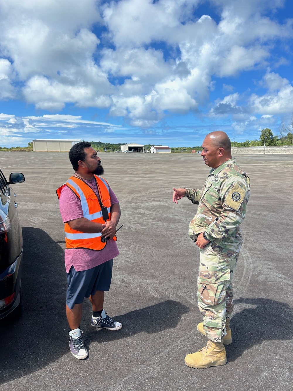 3rd Mobilization Support Group Visits CNMI and Palau