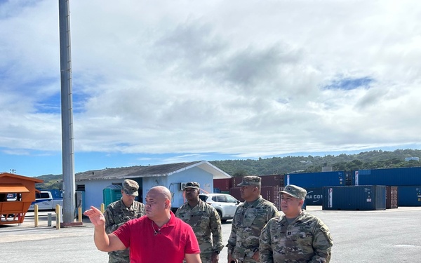 3rd Mobilization Support Group Visits CNMI and Palau