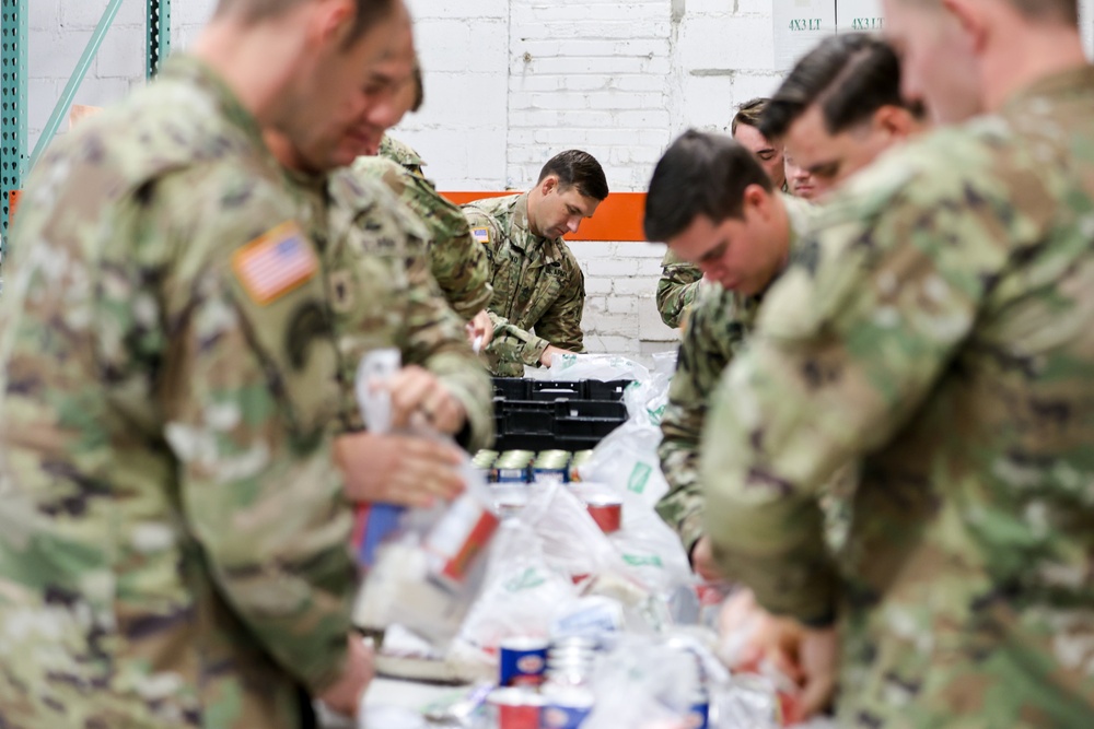 Rangers help the Red Cross