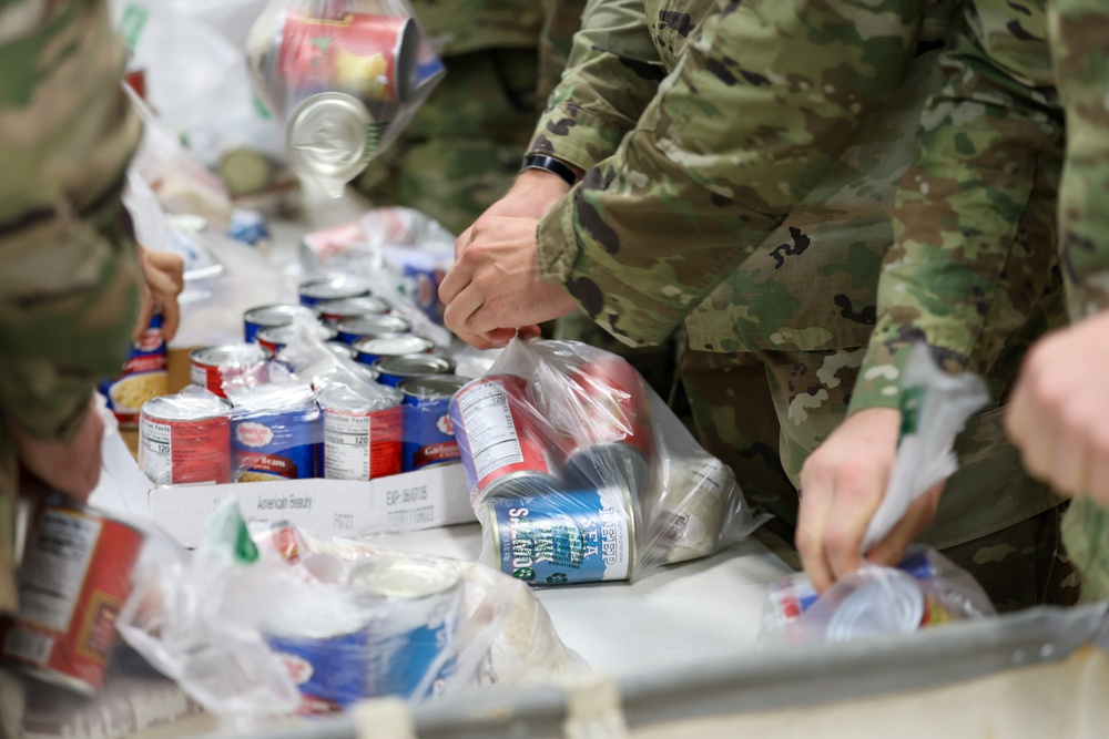 Rangers help the Red Cross