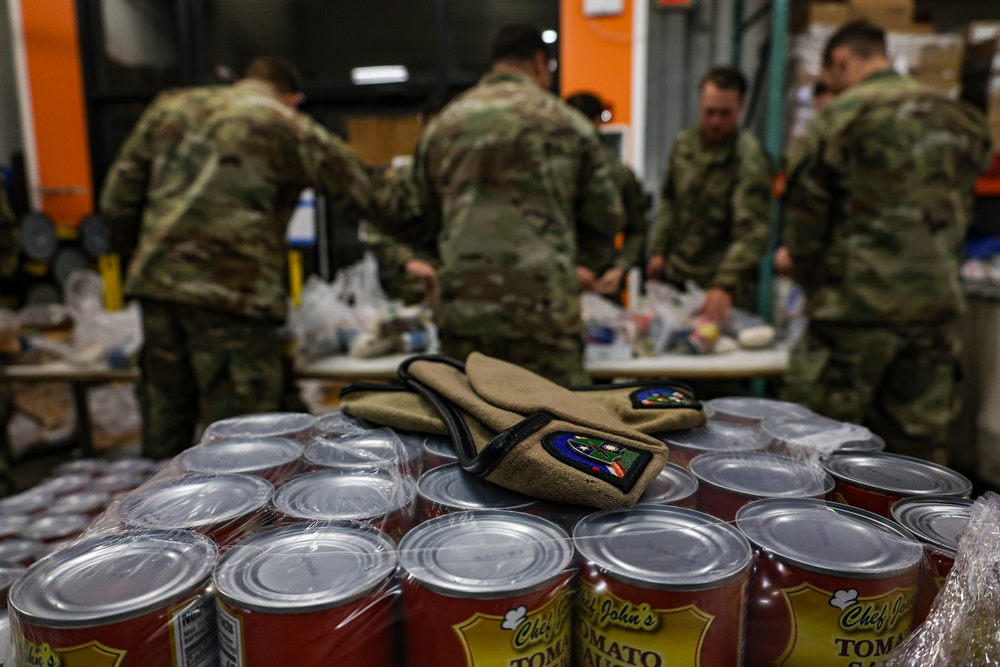 Rangers help the Red Cross