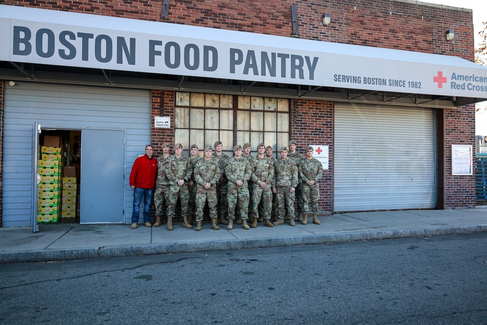 Rangers help the Red Cross