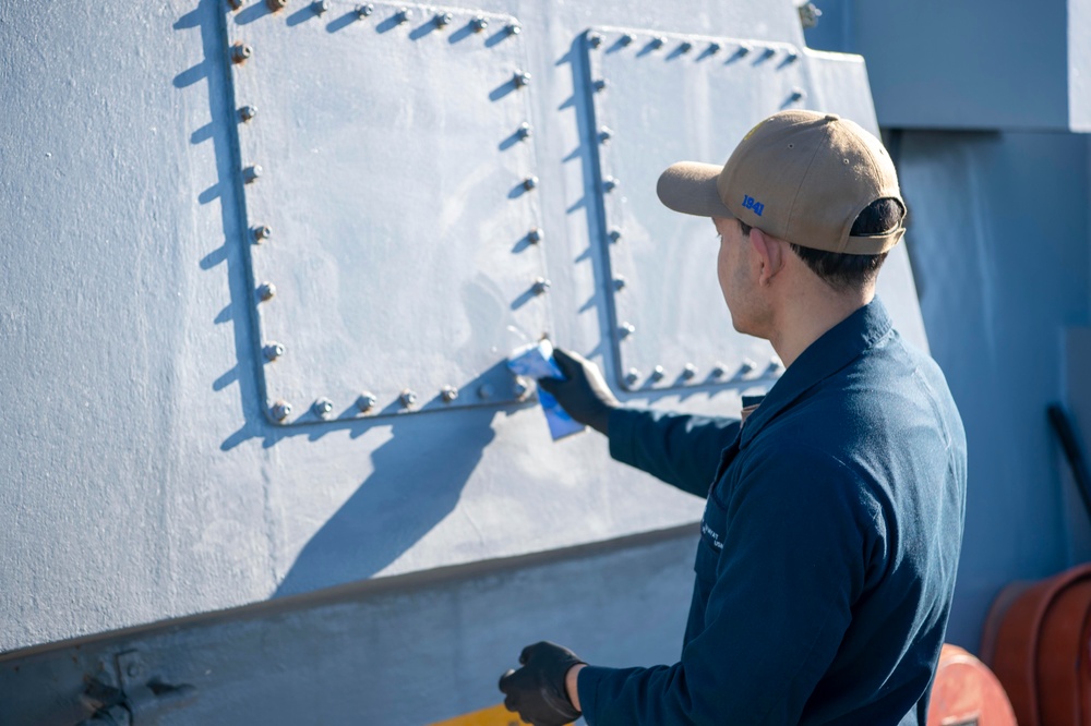 USS Kidd (DDG 100) Freshwater Wash Down