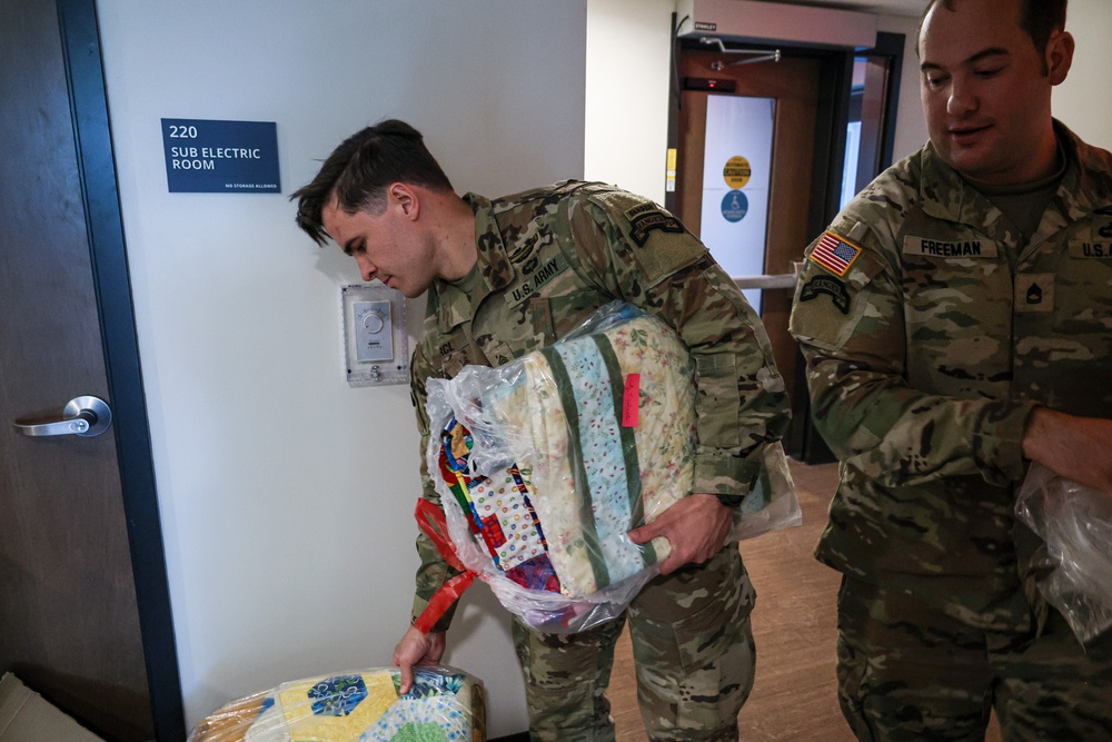 Rangers help the homeless