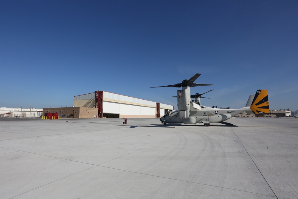 Naval Air Station North Island Holds Ribbon Cutting Ceremony for New Aircraft Hangar