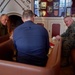 Maj. Gen. Sofge visits Col. Junge and Lt. Col. Frank Knutsen