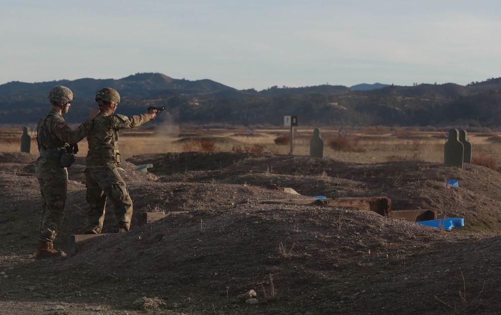 63rd Readiness Division conducts pistol qualification