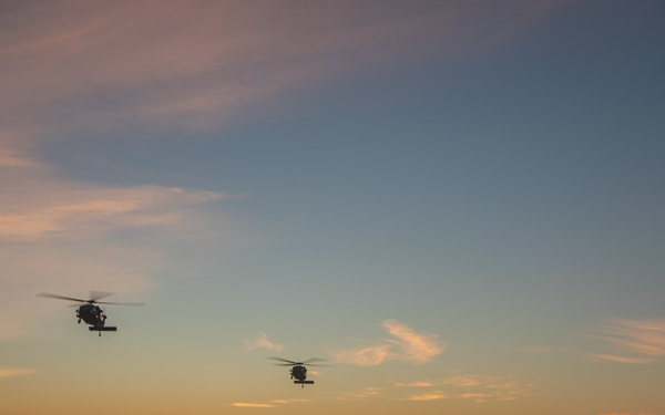 NSW and 16th Combat Aviation Brigade conduct maritime operation