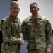 Adjutant General of Illinois 'Coins' Two National Guard Officers at Leader Engagement