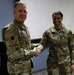 Adjutant General of Illinois 'Coins' Two National Guard Officers at Leader Engagement