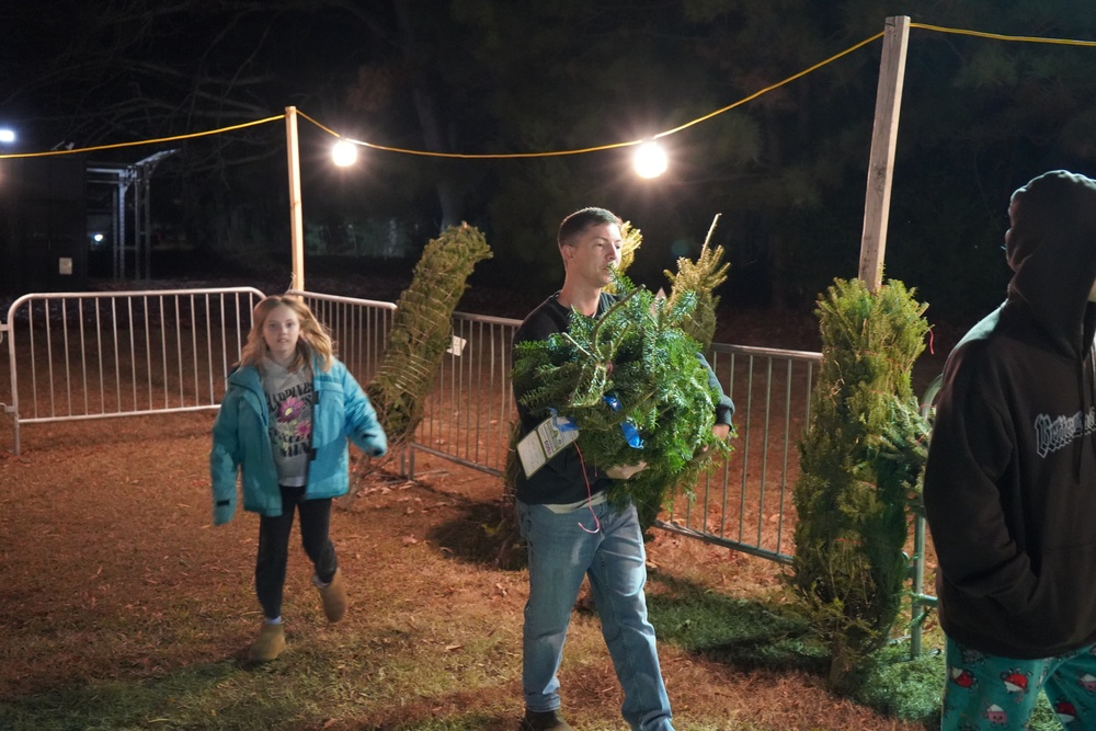 Trees for Troops event onboard Naval Weapons Station Yorktown