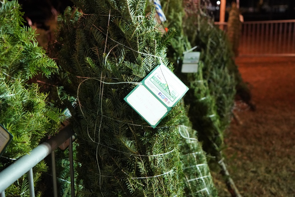 Trees for Troops event onboard Naval Weapons Station Yorktown