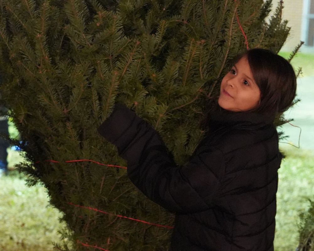 Trees for Troops event onboard Naval Weapons Station Yorktown