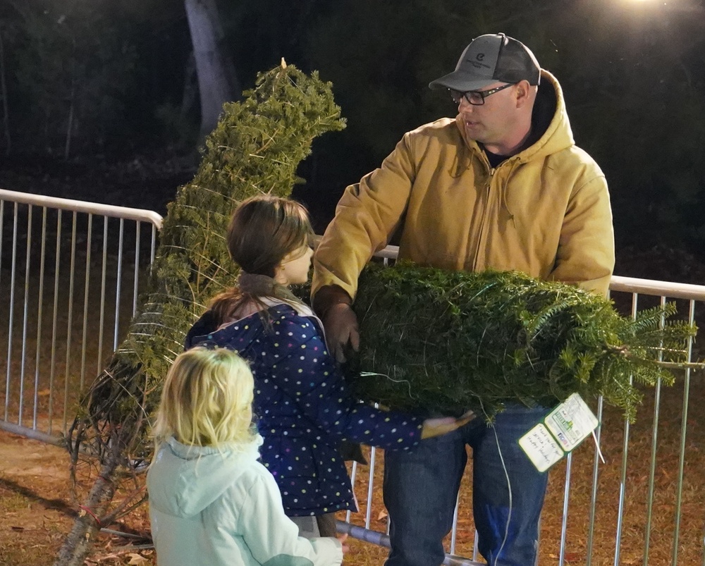 Trees for Troops event onboard Naval Weapons Station Yorktown