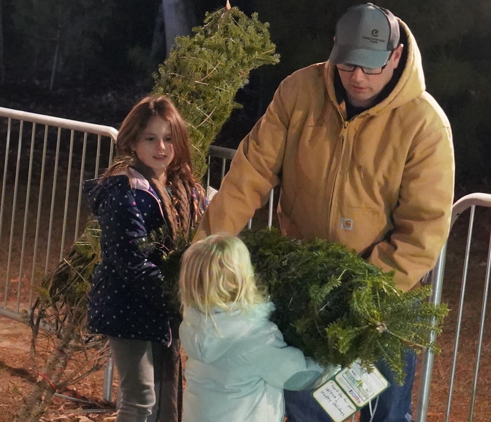 Trees for Troops event onboard Naval Weapons Station Yorktown