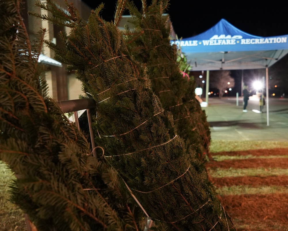 Trees for Troops event onboard Naval Weapons Station Yorktown