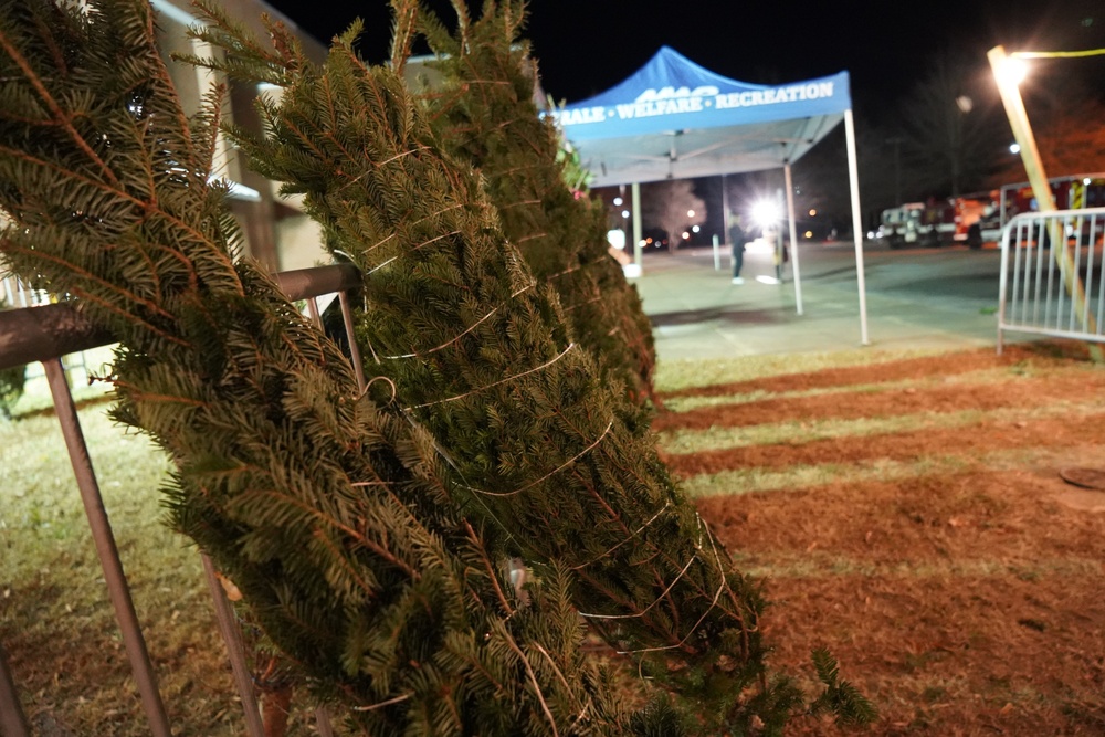 Trees for Troops event onboard Naval Weapons Station Yorktown