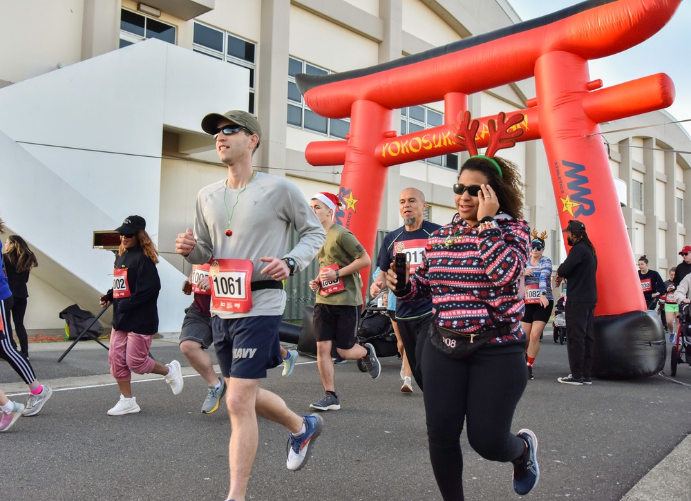 Jingle Bell 5K Run at Yokosuka Naval Base