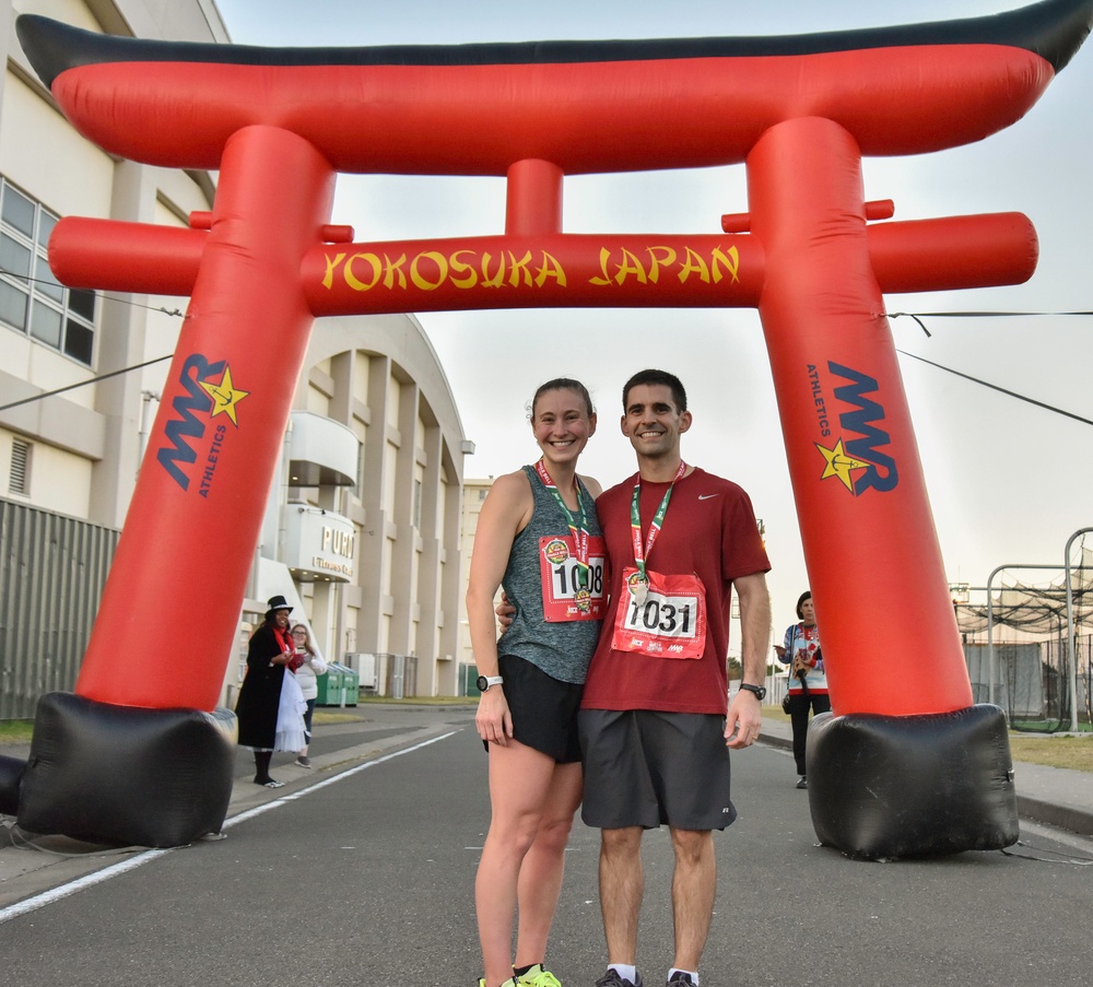 Jingle Bell 5K Run at Yokosuka Naval Base