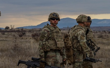 U.S. Army 2-2 Cavalry conducts M240 machine gun training during Brave Partner 23