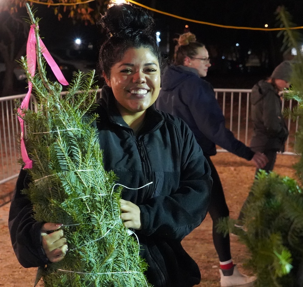 Trees for Troops event onboard Naval Weapons Station Yorktown