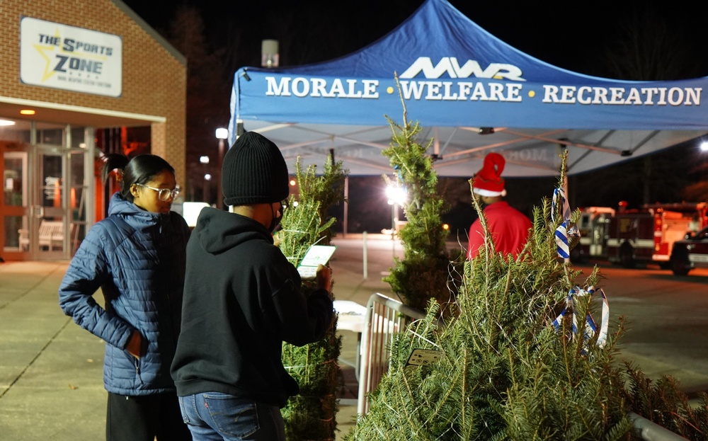 Trees for Troops event onboard Naval Weapons Station Yorktown