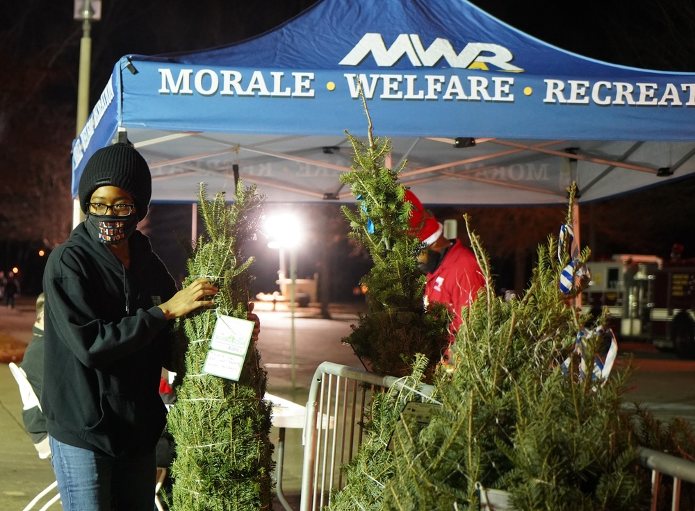 Trees for Troops event onboard Naval Weapons Station Yorktown