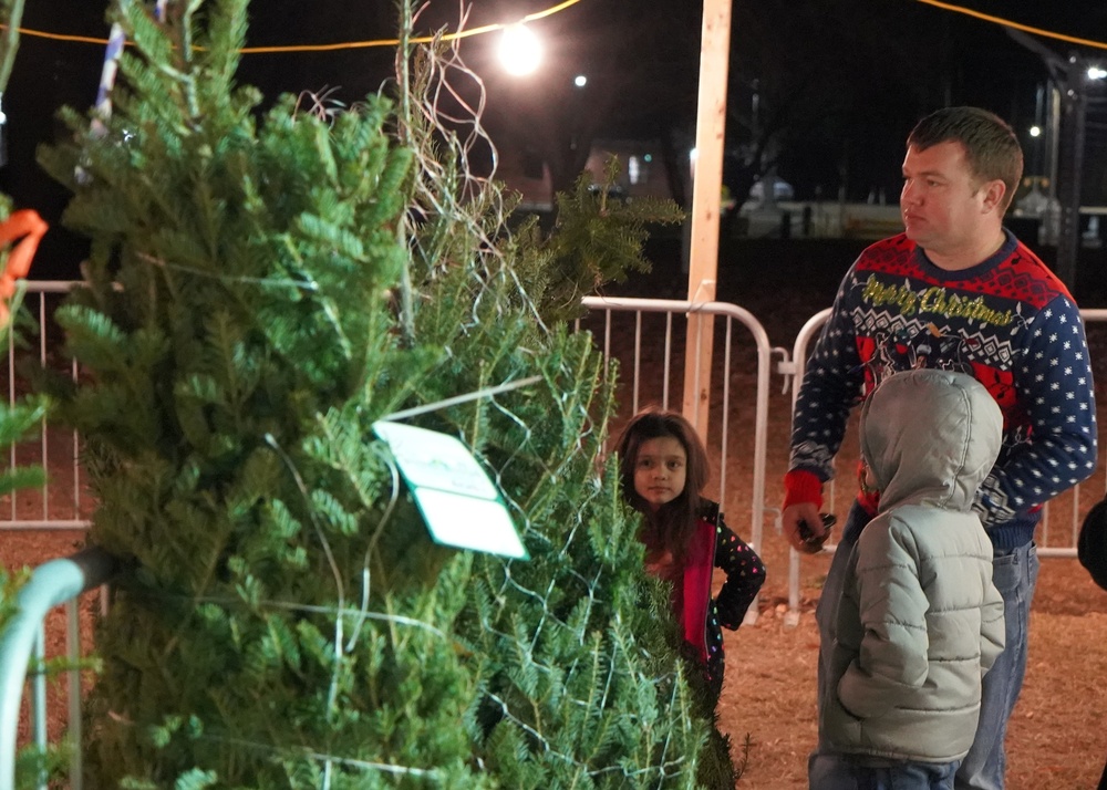 Trees for Troops event onboard Naval Weapons Station Yorktown