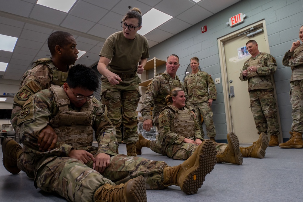 920th ASTS readies to treat injuries during combat