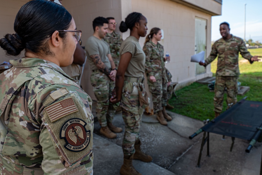 920th ASTS readies to treat injuries during combat