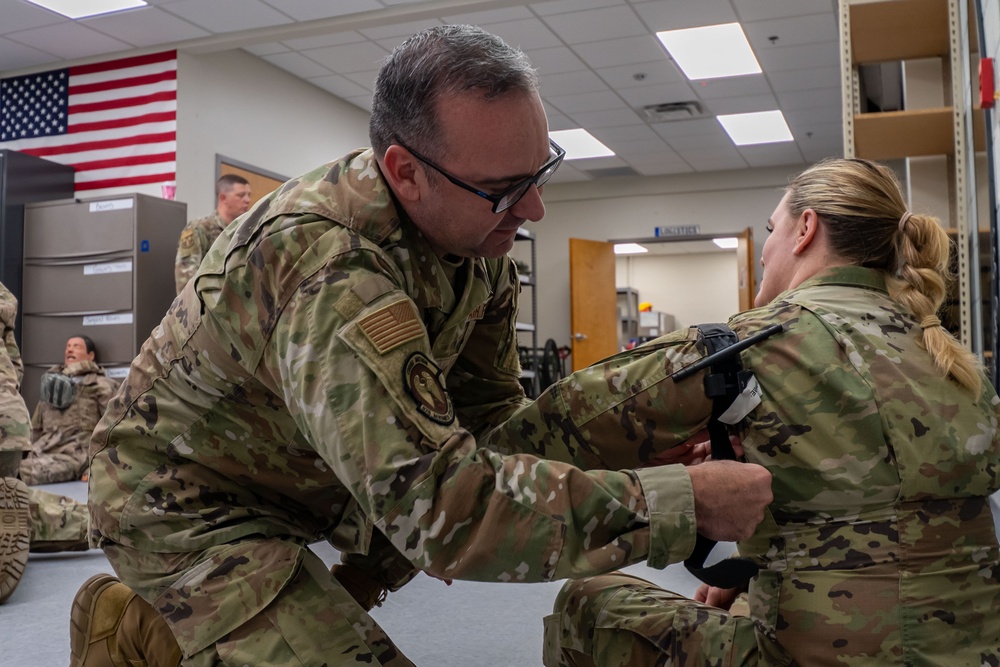 920th ASTS readies to treat injuries during combat