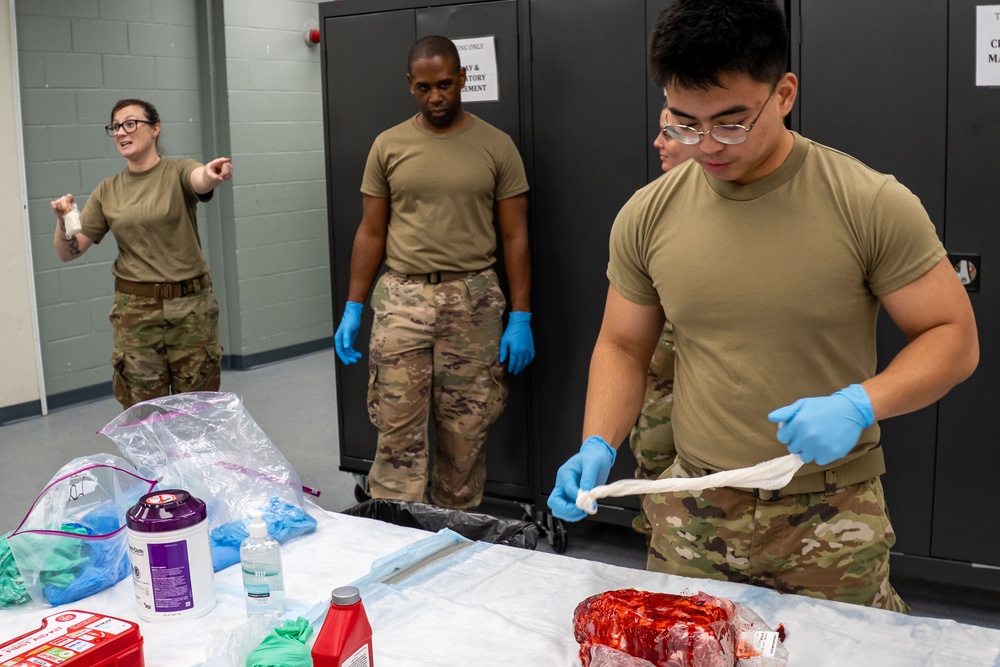 920th ASTS readies to treat injuries during combat