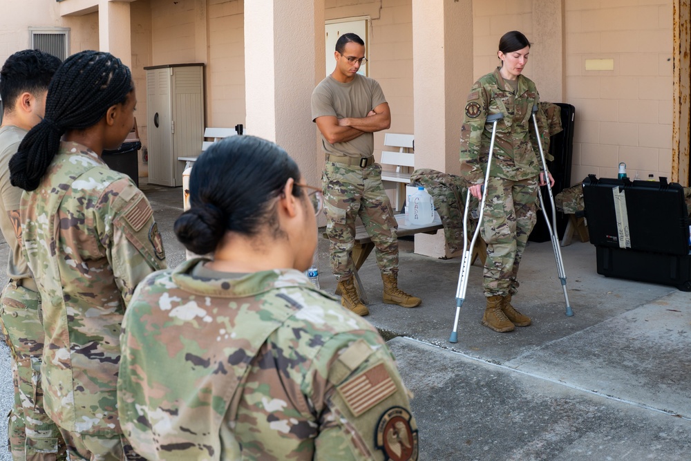 920th ASTS readies to treat injuries during combat