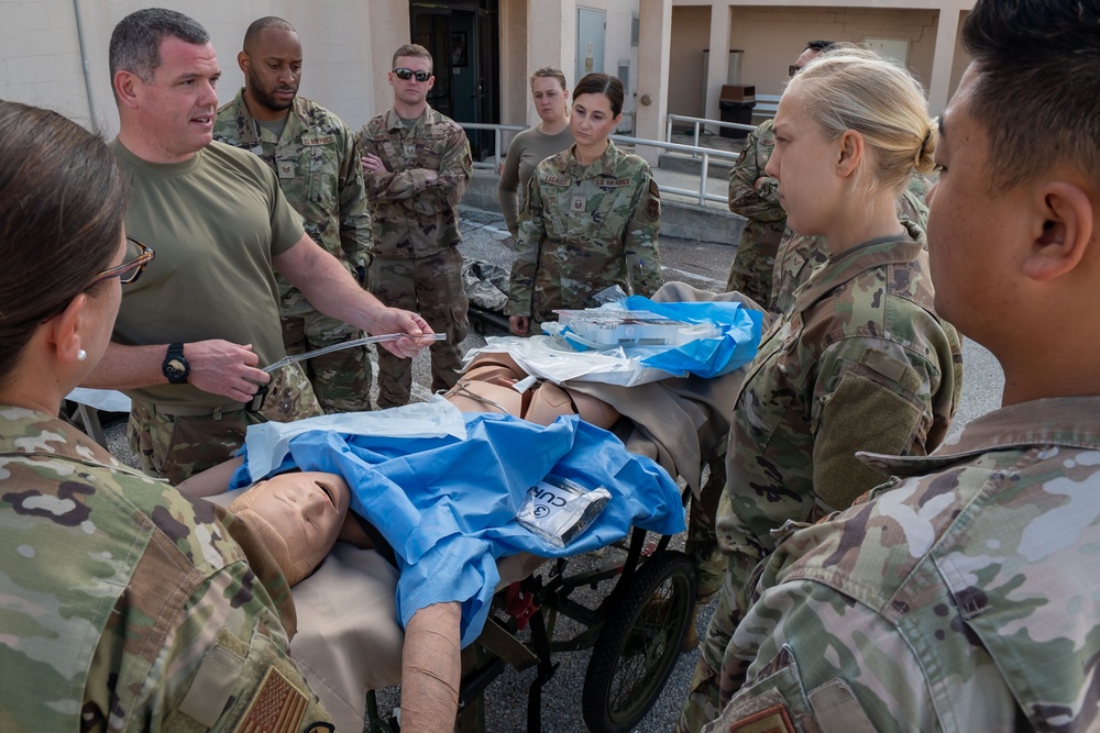 920th ASTS readies to treat injuries during combat