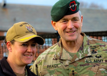 U.S. Army Special Operations Commanding General on the Deck of the USS Constitution