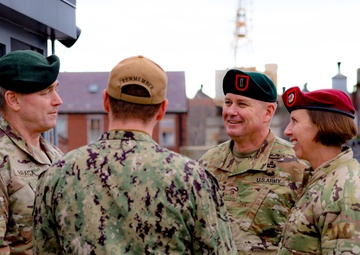 U.S. Army Special Operations Command Team Visit the USS Constitution