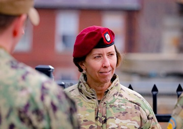 U.S. Army Special Operations Command Sergeant Major Visits the Deck of the USS Constitution