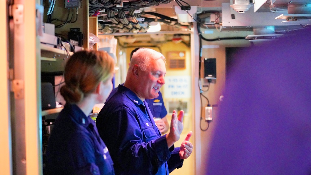 Father Daniel Mode visits U.S. Coast Guard in Guam