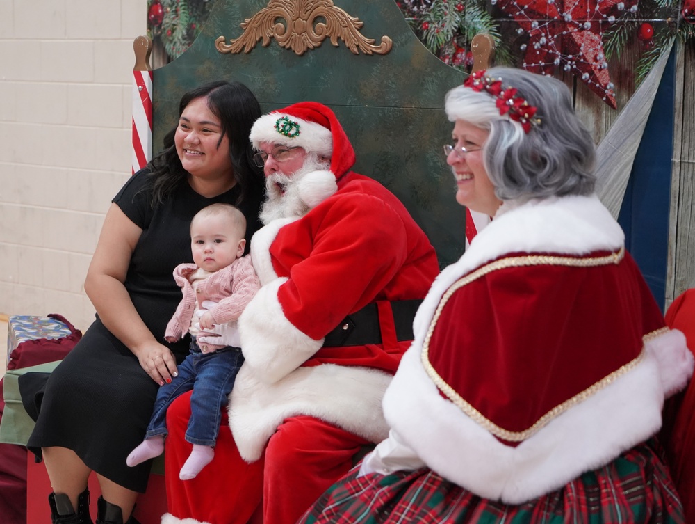 Santa visits Naval Weapons Station Yorktown during annual Winter Wonderland event