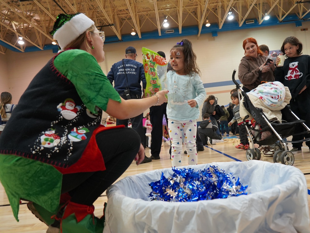 Annual Winter Wonderland Holiday event onboard Naval Weapons Station Yorktown
